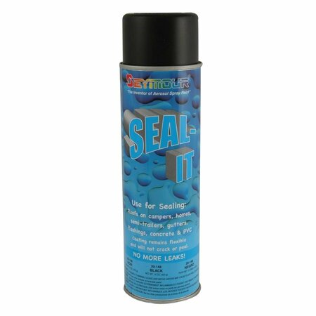 SEYMOUR MIDWEST Seal It Multi-Purpose Sealant, Black, 12PK SM20-148